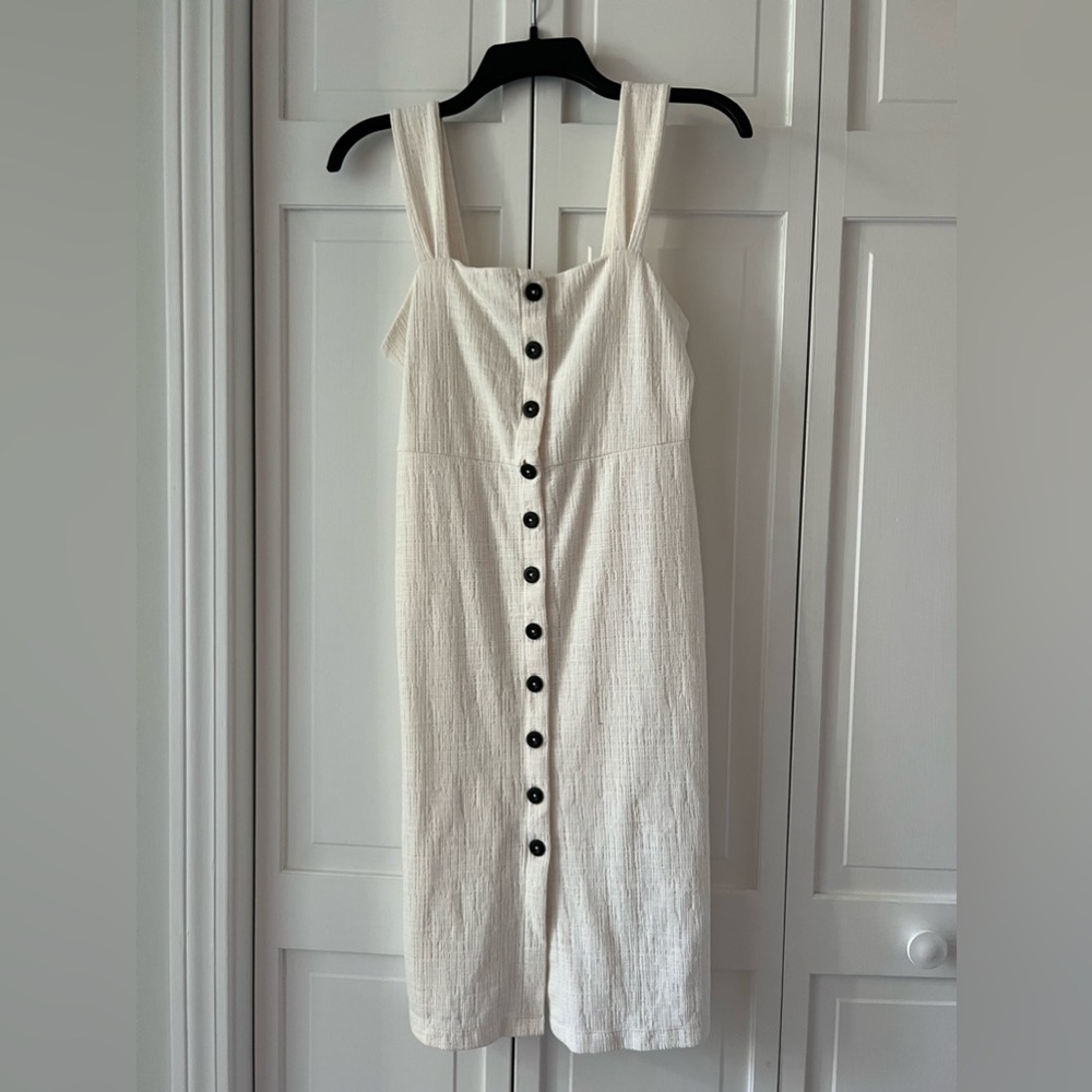 Madewell texture & thread midi dress